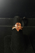 Peach Morganite Ring