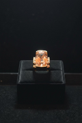 Peach Morganite Ring