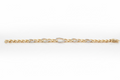 14KY/W Diamond Bracelet w/ Cuban Link