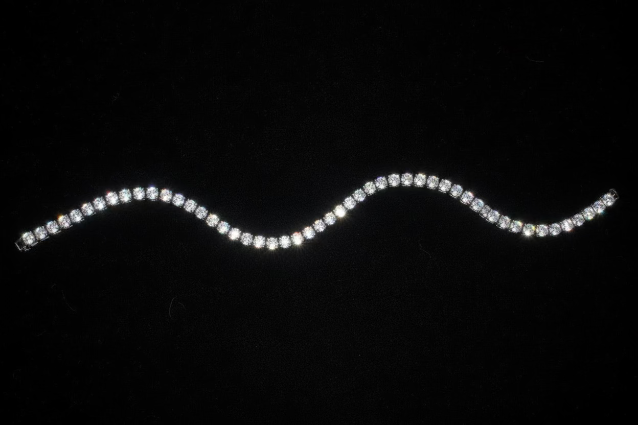 14KW Diamond Tennis Bracelet