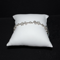 18KW Flower Diamond Bracelet