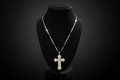 Gold Ornate Cross Pendant