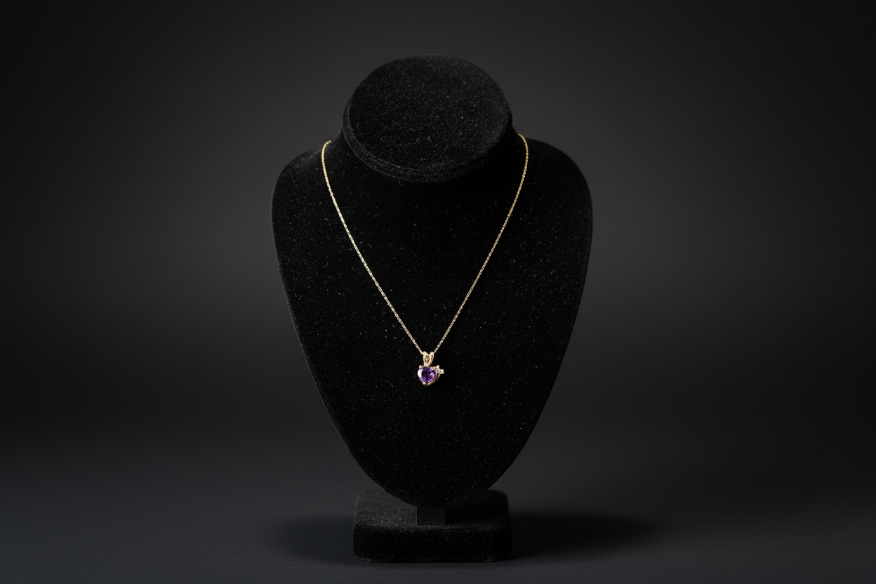 Amethyst Pendant Necklace