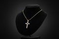 Gold Cross Pendant Necklace