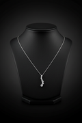 Diamond Journey Pendant Necklace