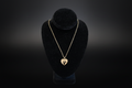 Small Gold Heart Pendant Necklace