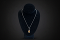 Citrine Diamond Pendant