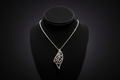 multi-color natural diamond necklace