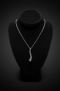 14kw Diamond Journey Pendant Necklace