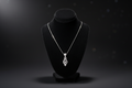 Black Onxy Diamond Pendant Necklace