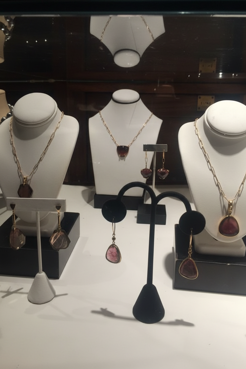 Pink Tourmaline Necklaces